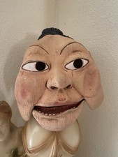 You Big Dummy Ventriloquist Doll Mask Harness Movable Mouth Woody Costume Latex