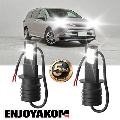 For Toyota Sienna 2004-2005 LED Fog Light Bulb Conversion Kit High Power 6000K