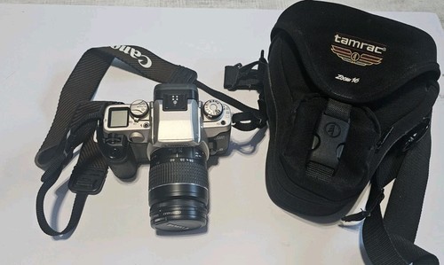 Canon EOS Elan II E 35mm SLR Film Camera w/ 28-80 mm lens Untested