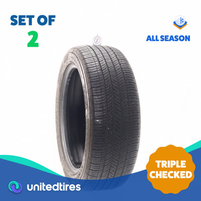 Set of (2) Used 245/50R20 Kumho Crugen HP71 102V - 7.5/32