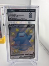 Pokemon 2021 Ditto V SV118/SV122 Shining Fates Holo CGC Guinness World Record on eBay