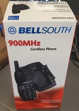 Vintage BELLSOUTH Cordless Telephone (MH9011BK) Sealed-In-Box (Black) BRAND NEW