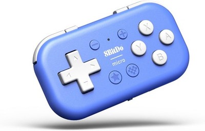 8BITDO Micro Bluetooth Gamepad (Für Android/Raspberry Pi/Switch) - Blau