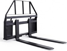 46" Pallet Fork Frame W/48" Blades Quick Attach Pallet Fork for Tractors 4000LBS