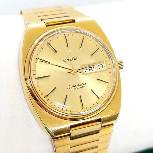 OMEGA Seamaster Automatic Day/Date Gold-Capped Ref.166.0216 Cal.1022 Men's Watch
