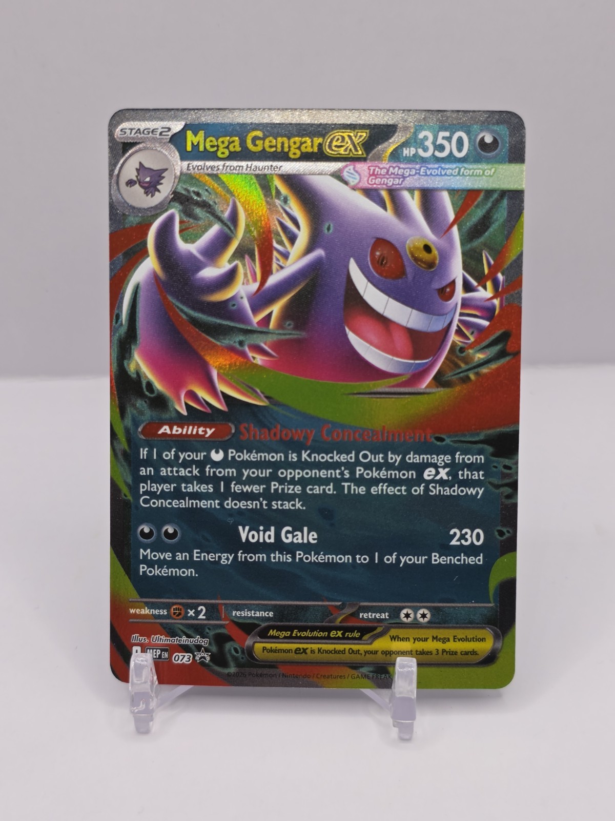 Gengar black star Promo 73 Mega Gengar ex Pokemon