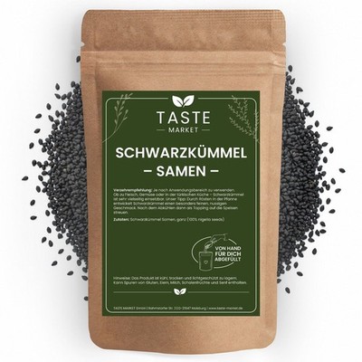Schwarzkümmel Samen | GRÖSSENAUSWAHL | nigella sativa | rein Samen Saat schwarz