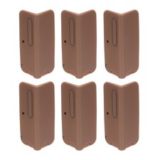 6 Pcs 4 Inch Baseboard Corner Protector, Furniture Corner Cover, Coffee
