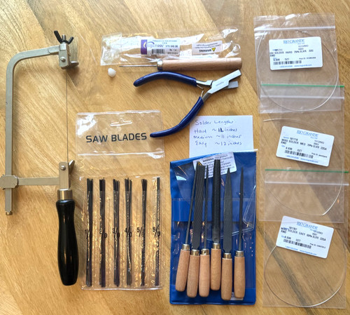Jewelry Making Silversmith Tool Lot Saw Blades Files Silver Solder Soldering