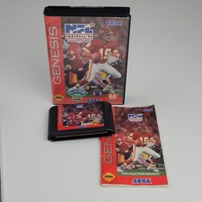 NFL Football '94 Starring Joe Montana (Sega Genesis) CIB COMPLETE & TESTED