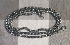 Stainless steel 3mm Round Box Link Chain, Stainless Steel 22 inch