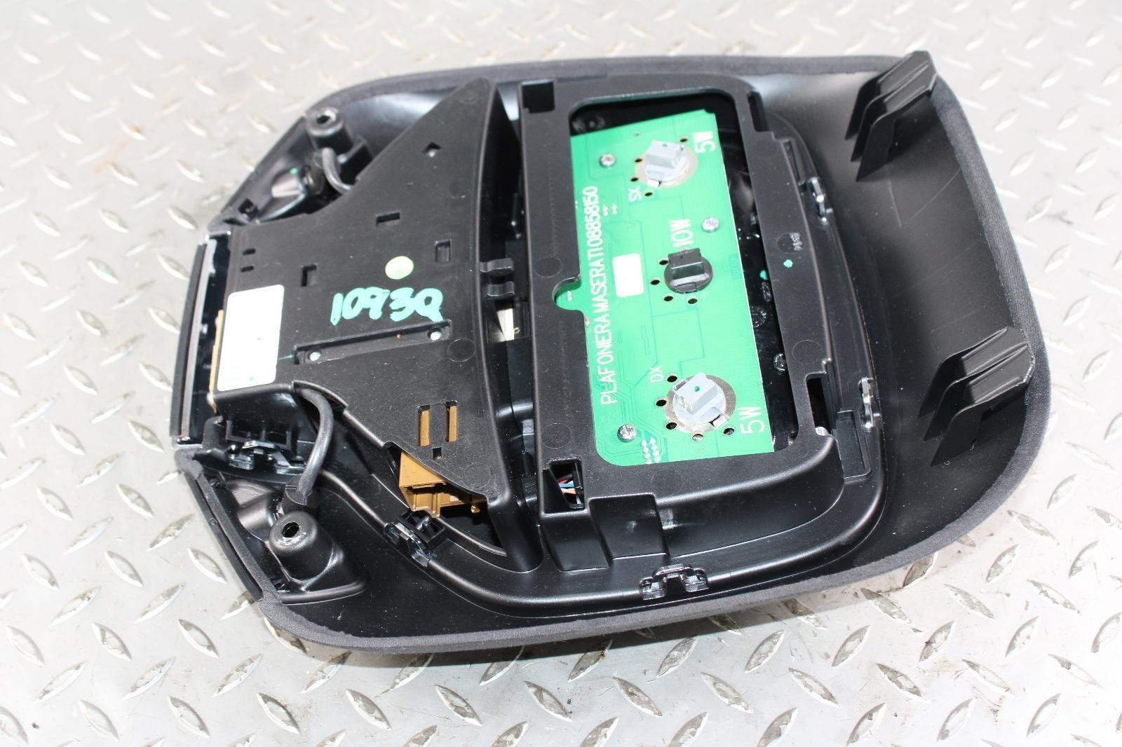 14-17 Ghibli Black Suede Overhead Roof Center Console Map Dome Lamps OEM Factory