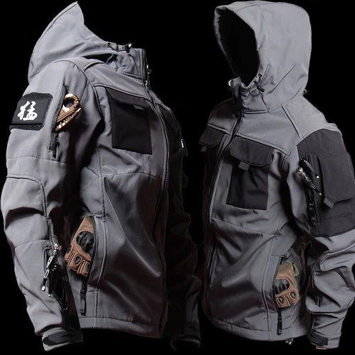 Men's Fleece Jackets Overalls And Workwear Pants For Autumn And Winter - product listing photo