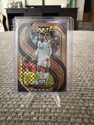 2024-25 JUDE BELLINGHAM 58/75 PANINI SELECT FIFA MEZZANINE CHECKERBOARD BRONZE