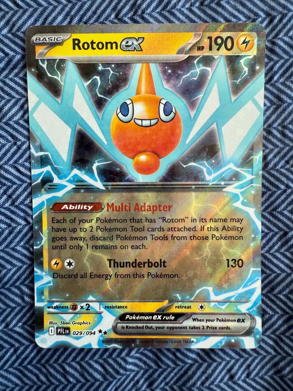 Rotom EX - 29/94 - Rare - Pokemon Phantasmal Flames - NM