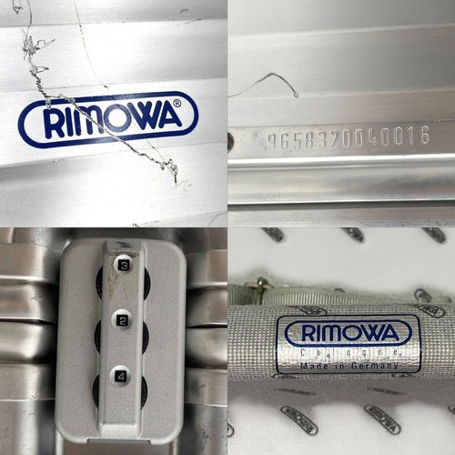 Rimowa Silver 2-wheels Carry Case Suitcase - Picture 9 of 10
