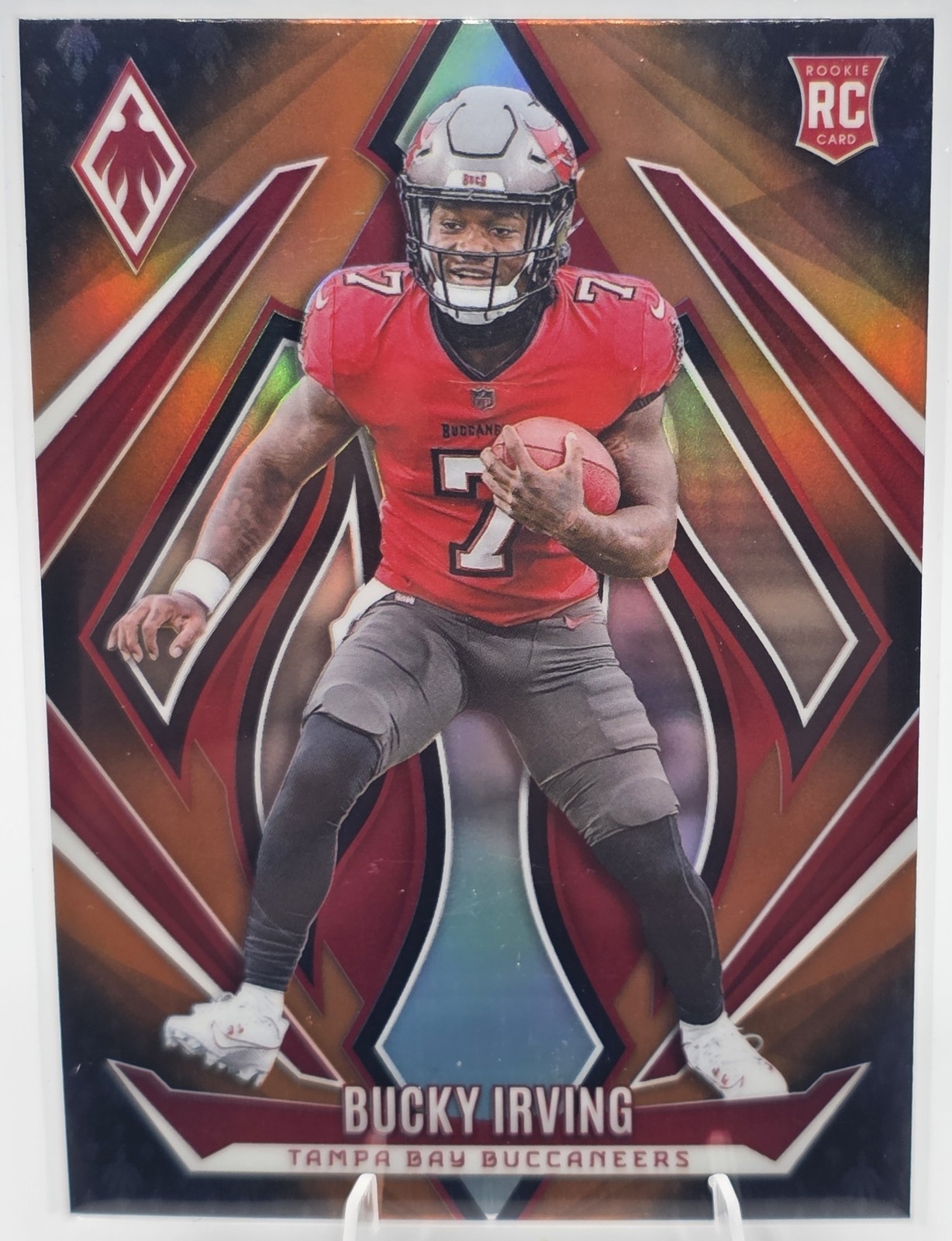 2024 Panini Phoenix Bucky Irving #166 Orange Fade RC Buccaneers