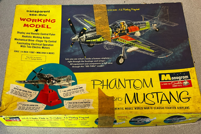 Monogram Phantom P-51D Mustang Transparent Airplane Model Kit