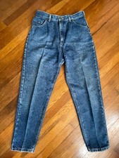 Lee Womens High Waisted Jeans Size 6/8? W28/29 L28 Blue USA Made 90s Mom Fit Vtg