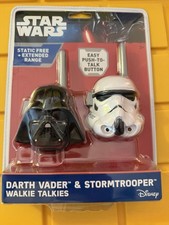 Disney  s Star Wars Darth Vader  Stormtrooper Walkie Talkie Set - Brand New