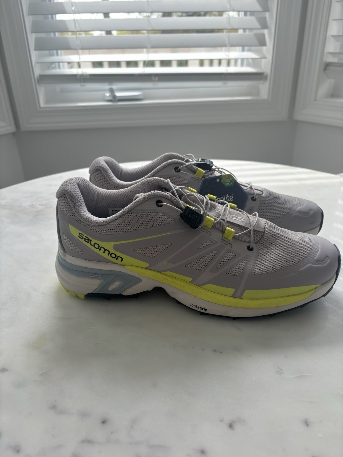 Scarpe da trail running Salomon XT Wings 2 giallo grigio donna taglia 8 5 nuove