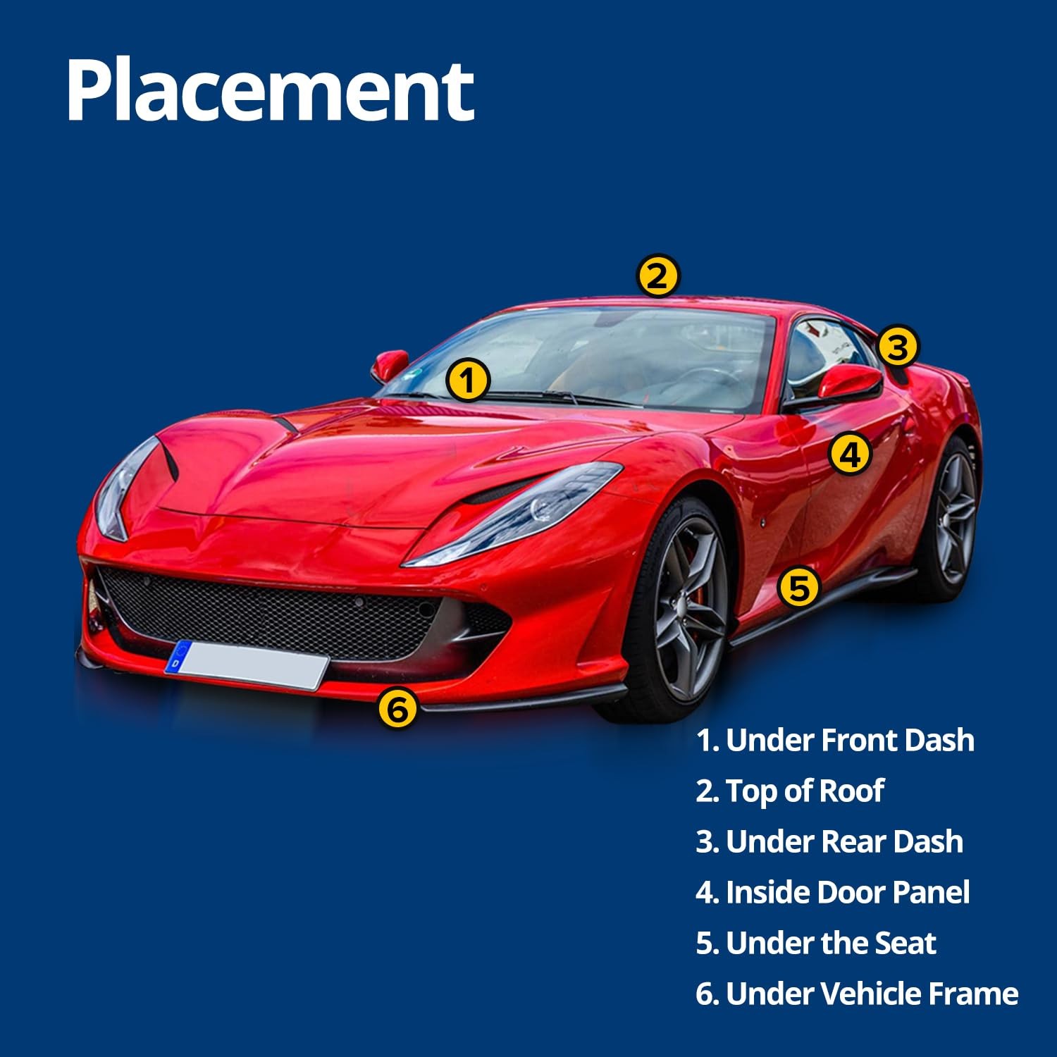 GPS Tracker Device for Vehicles, Cars, Loved Ones, Up to 30 Day Battery with ...