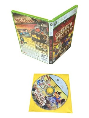 Microsoft Xbox 360 Disc Case No Manual TESTED Looney Tunes: Acme Arsenal