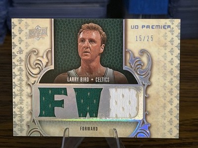 2008-09 UD Premier Premier Remnants 3 Larry Bird #PR3-LB Position /25 (MEM)