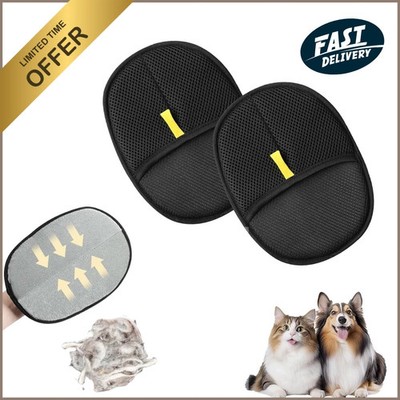 Pet Hair Removal Glove for Dogs & Cats, Magic Brush Gloves for Furniture US