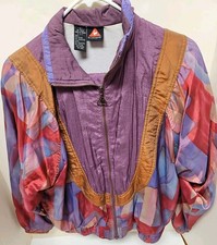 Vintage 2 Pc Le Coq Sportif Jacket  Pant S Satin Warm Up Windbreaker Full Zip