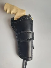 Custom Leather Holster for Colt Ruger Old Vaquero Black Hawk revolver 5 in