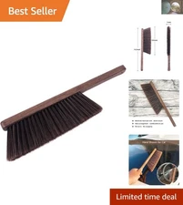 Gentle Cleaning Dust Brush for Home and Auto - Soft Bristles, Strong Handle