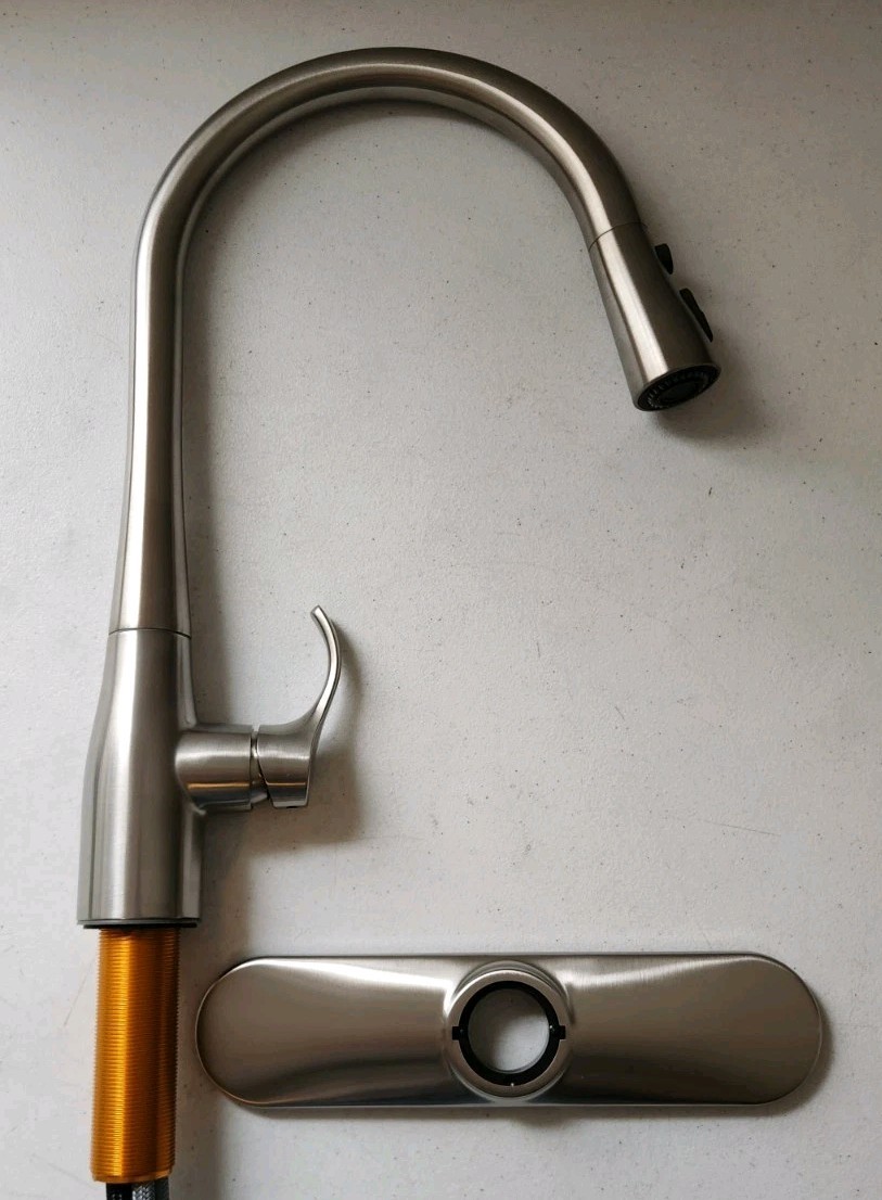 Kohler K-596-VS Simplice 1.5 GPM Single Hole Pull Down Kitchen Faucet