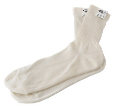 Simpson Racing 23032A Nomex® Socks - SFI 3.3 - White - Pair