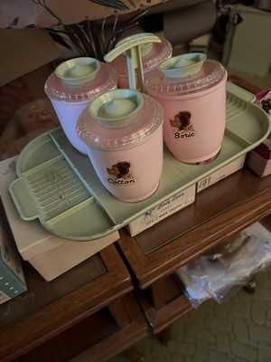 RARE To FIND Complete Set 1960s Tommee Tippee Vanity Bath Set Plastic MCM Prop