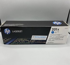 Genuine HP 201X CF401X Cyan High Yield LaserJet Toner Cartridge - New Sealed Box