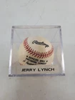 Jerry Lynch Signed Autographed Baseball Rawlings Official National League Giamat