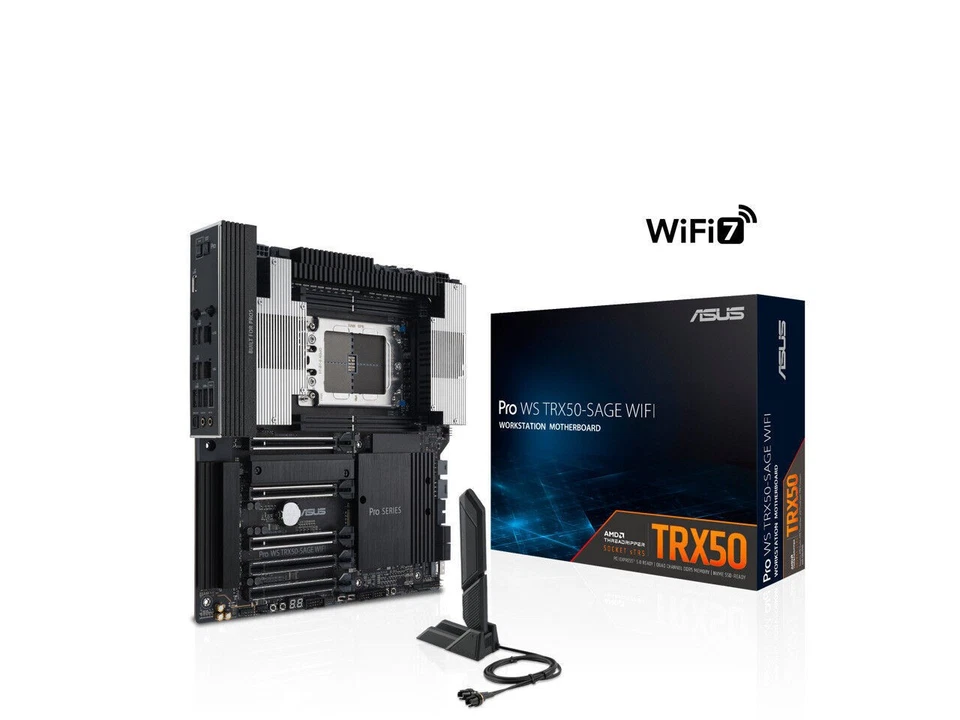 ASUS Pro WS TRX50-SAGE WIFI CEB Workstation Motherboard For AMD 7970X 7960X cpu - Image 3 of 4