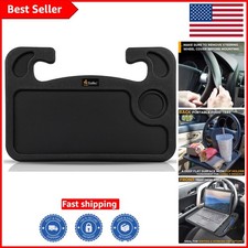2-in-1 Car Steering Wheel Desk Food Tray for Effortless On-the-Go Dining