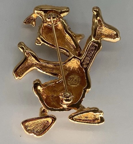 Broche prendedor firmado Swarovski Disney edición limitada 46/1000 Pato Donald nuevo en caja - Imagen 4 de 11