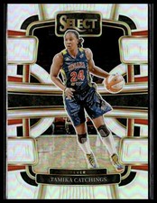 2024 Panini Select WNBA 26 Tamika Catchings Indiana Fever Silver Prizm