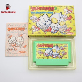 FC Ultraman Club 2 Bandai Famicom NES Nintendo Tested Boxed w/ Manual Japan