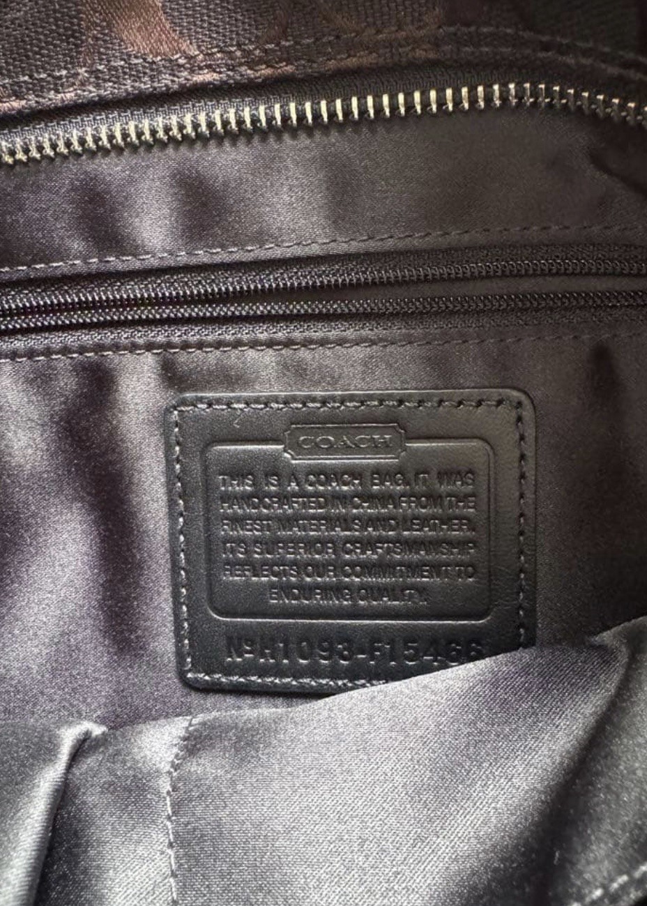 Authentic 2010 Coach brown patchwork canvas leath… - image 6