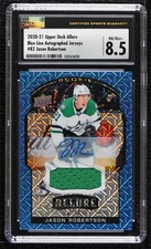 2020 Allure Rookie Blue Line Jerseys 60/75 Jason Robertson #82 CSG 8.5 Auto 0j3f