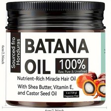 Batana Oil 100 Pure Raw Unrefined Nutrient Rich Thicker Stronger Fuller Hair