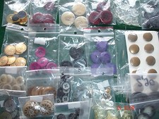 100 Stück 5 Cent/St. Knöpfe sortiert, Schneidereiauflösung, deutsche Herstellung