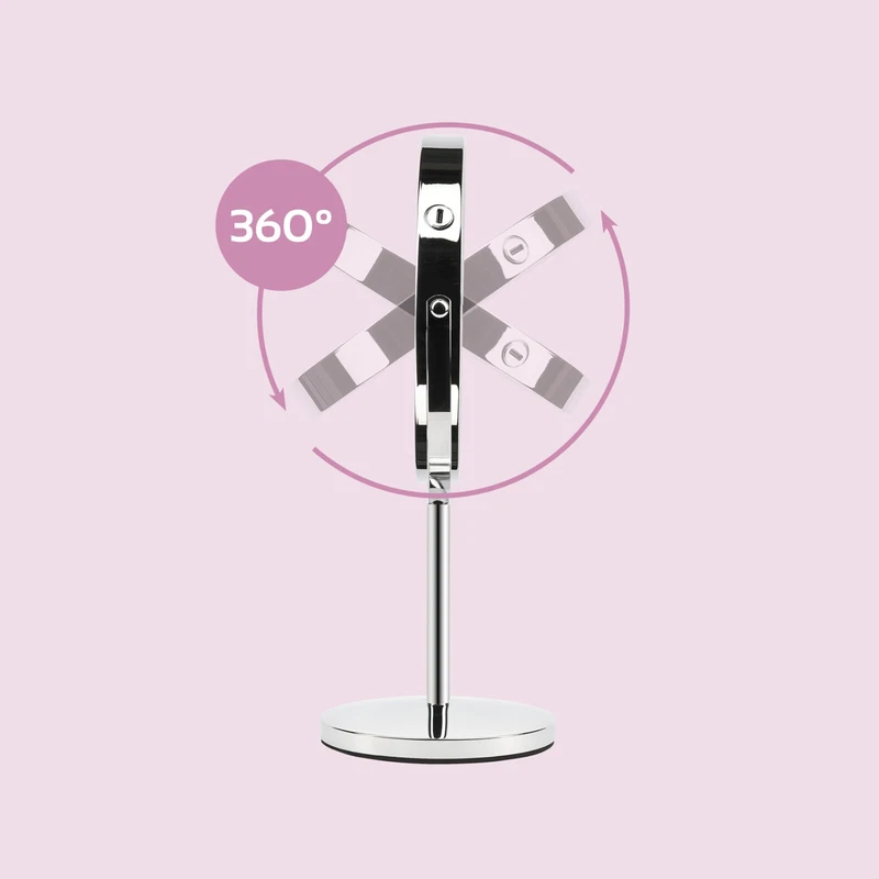 Specchio Bellezza per Trucco GIRMI Stupenda Make-Up Ingrandimento con Luci LED, fotografia 4 di 8