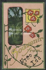 ID Arco LITHO c'08 ART NOUVEAU GREETINGS Glitter