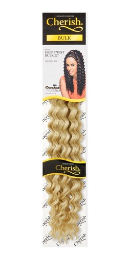 CHERISH SYNTHETIC BULK CROCHET CURLY HAIR EXTENSION BRAIDS - DEEP TWIST 22 INCH - Picture 22 of 53