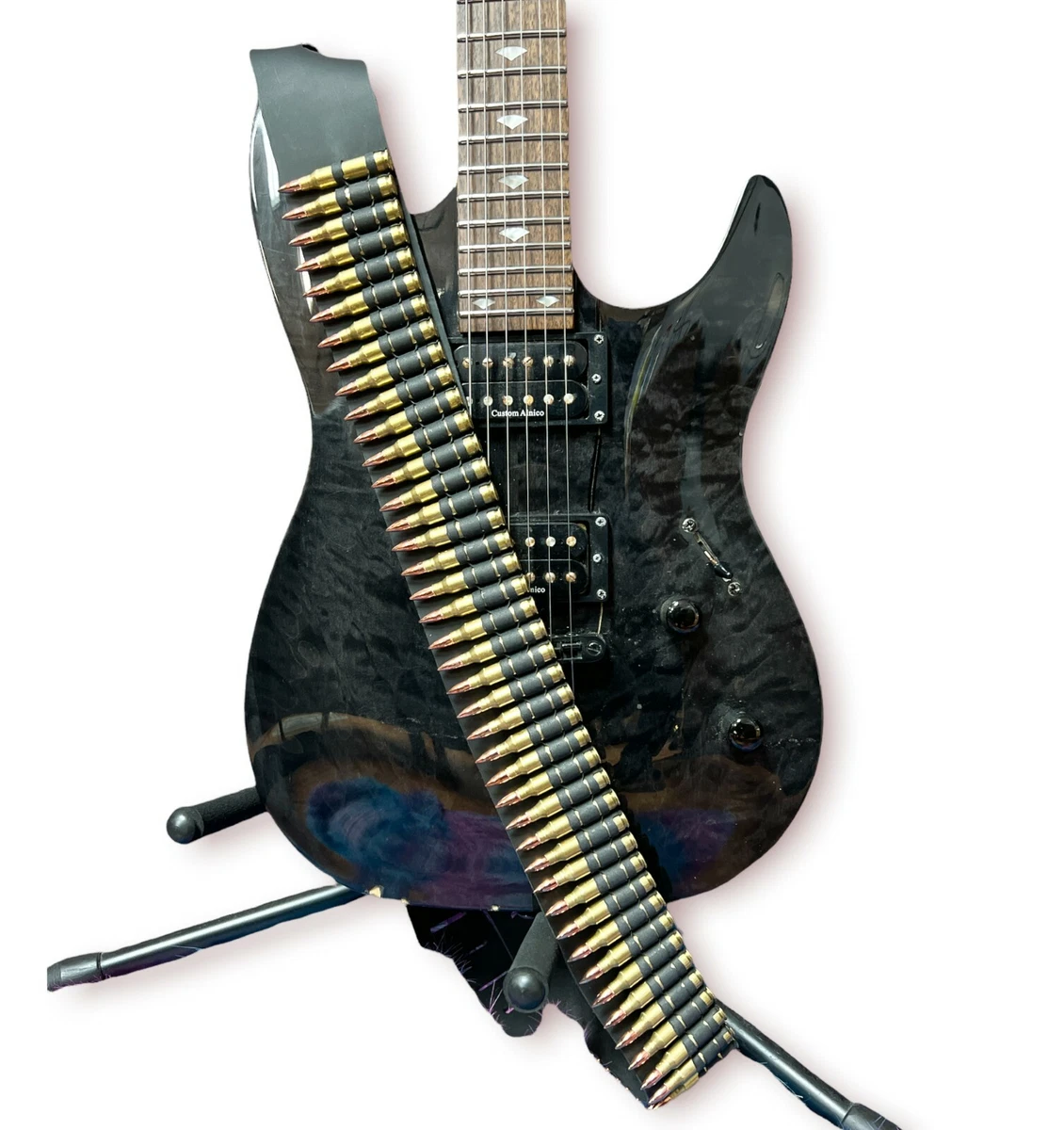 Metal guitar sale strap